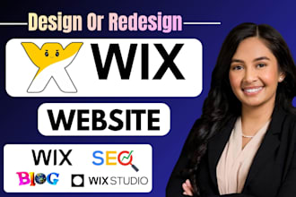 do wix website redesign, wix website design, wix blog and wix landing page