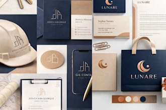 design business logo, brand identity and branding kit etsy digital product
