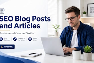 write SEO blog posts and articles for your website