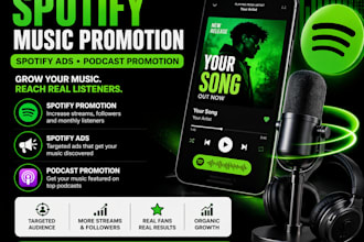 spotify music promotion spotify ads podcast promotion