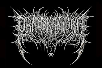 design a heavy metal logo