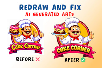 redraw and fix your ai generated art