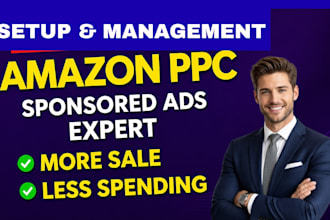 set up manage and optimize amazon PPC sponsored ads campaigns