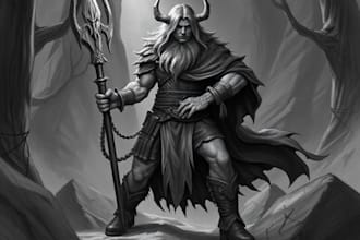 dnd character art and dnd character art