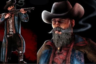 design 3d realistic game characters 3d metahuman characters for ue5 and unity