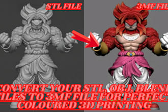 paint slice split 3d model stl obj to multicolor 3mf file ready for 3d printing