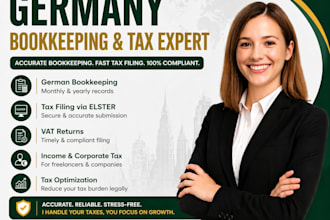 do german bookkeeping and tax filing via elster