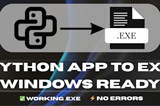 package your python app into a desktop application