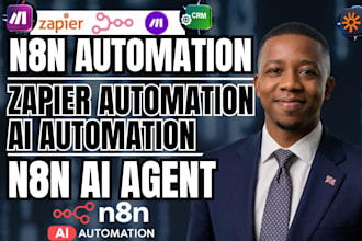build n8n automation zapier automation or ai automation with n8n ai agent zapier