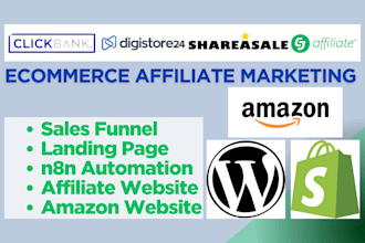 create digistore24 shareasale cj affiliate ecommerce SEO landing page website