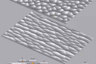design 3d parametric model and rendering in grasshopper and rhinocero