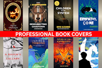 make a professional book cover