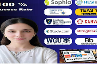do sophia learning, wgu, umpi, snhu, online course and assignments