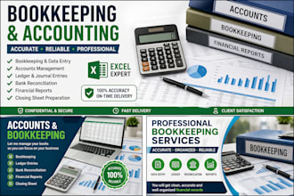 do bookkeeping, accounting, and financial records in excel