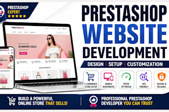build prestashop ecommerce online store website upgrade module development