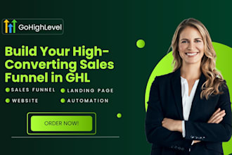 ghl sales funnel ghl landing page ghl website ghl automation