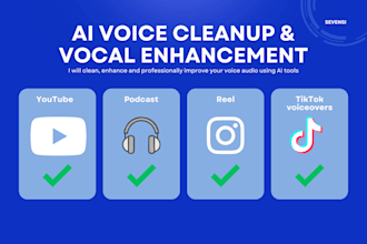 clean, enhance and improve your voice audio using ai tools