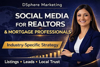 create social media marketing for realtors and mortgage professionals