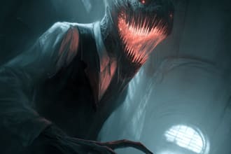 create cinematic dark fantasy horror art
