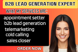 be your b2b appointment setter cold caller and telemarketer