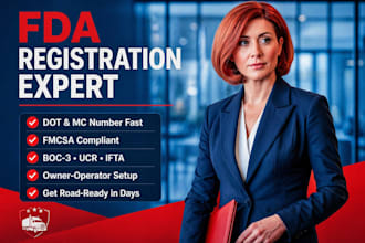 register your trucking company, get dot mc authority and fmcsa compliance