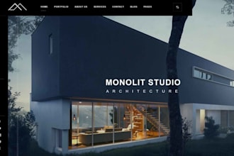 do architecture studio website design