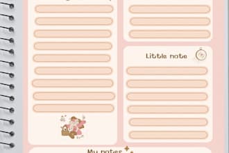 design professional digital study planner