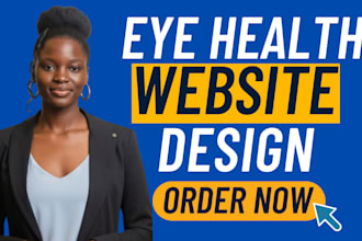 design eye health website optometry website eye clinic website optometrist site
