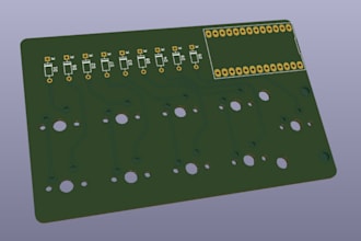 design custom keyboard pcb, schematic, and gerber files in kicad