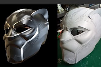 3d print and paint, halloween mask, 3d helmet, cosplay armor, stl mask and ship