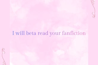 beta read your fanfiction