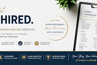 create a job winning resume tailored to your career goals