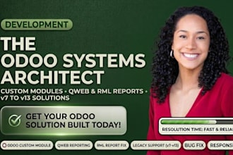 odoo custom module development and create rml report, qweb report v7 v8 to v13