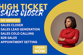 be sales representative appointment setter sales closer sales agent