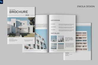 design commercial real estate marketing property listing brochure, prospectus
