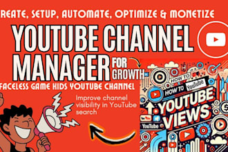 setup mindful viral monetize faceless youtube channel game kids channel creation