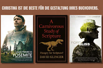 ein erstklassiges buchcover design für ihren bestseller erstellen
