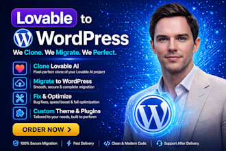 lovable ai website convert lovable to wordpress seo backlinks wodpress7 0 web2