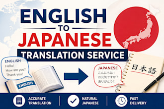 translate english to natural japanese for blogs and websites