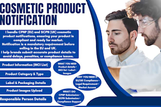 do cpnp and scpn cosmetic product notification eu ek