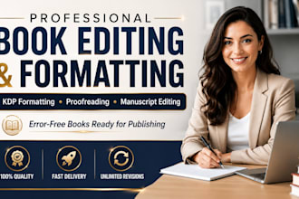 do book editing and formatting, kdp book formatting proofreading and book editor