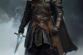 fantasy dnd character illustration