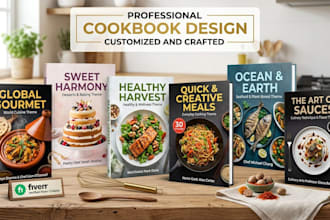 create cooking books containing 100 recipes
