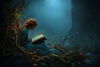 design a unique book cover for ebook, kindle, and print