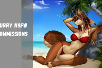 draw furry nsfw, sfw art, anthro ferals, custom fursona character commissions
