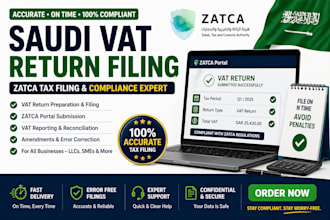 file saudi vat returns, zatca tax filing, vat reporting and compliance support