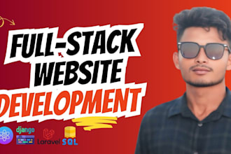 do custom website development as full stack web developer