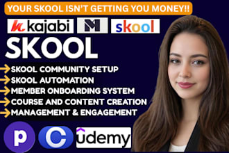 setup skool community onboarding membership course creation skool manager