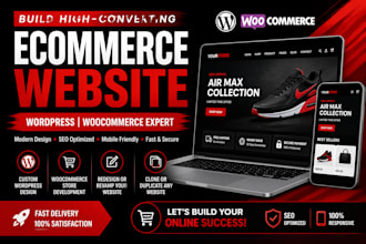 create a high converting wordpress woocommerce ecommerce website