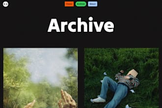 develop react website with animation